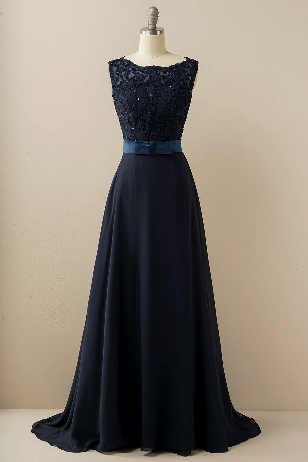 A Line Lace Top Evening Dressv Neck Chiffon Prom Dress sexy Prom Party Dresses formal Dress