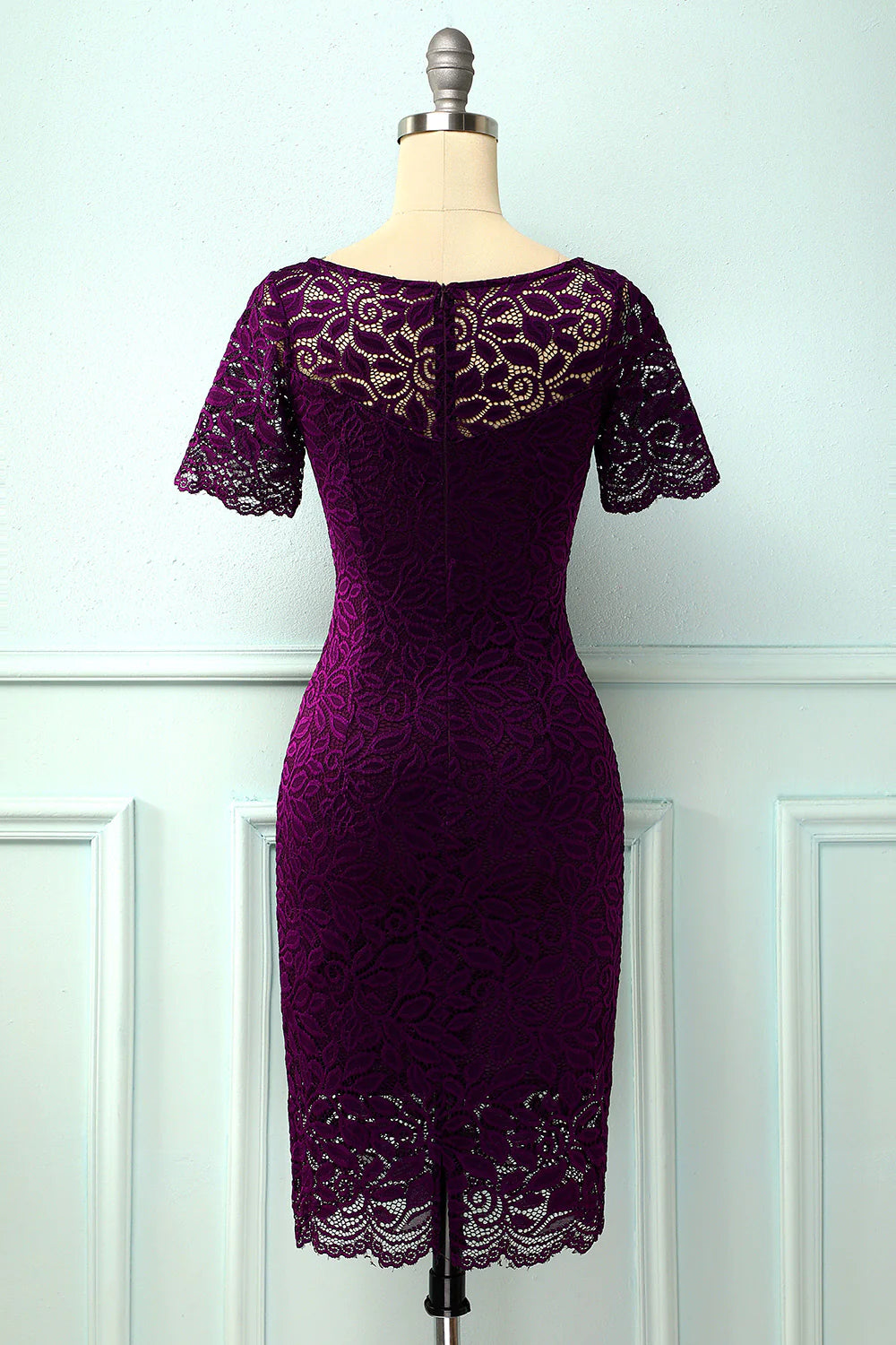 Midi Bodycon Lace Dress