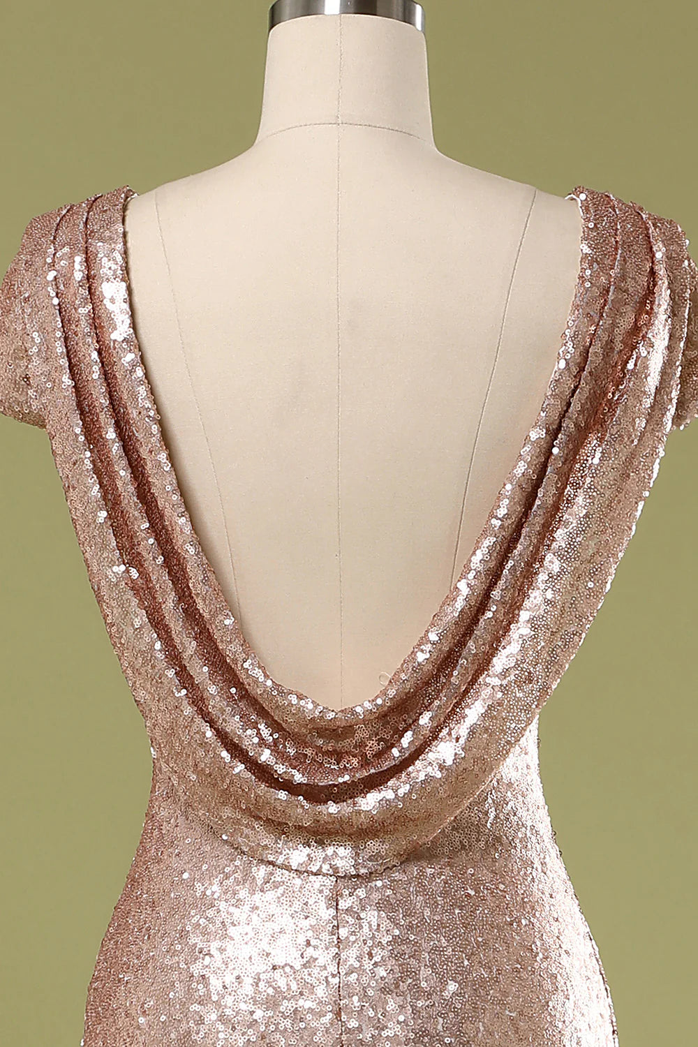 Mermaid Sequins Prom Dress