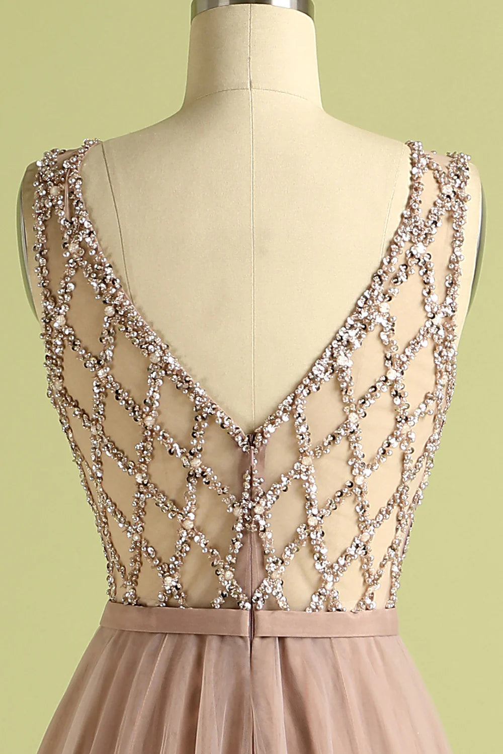 Tulle Beading Prom Dress
