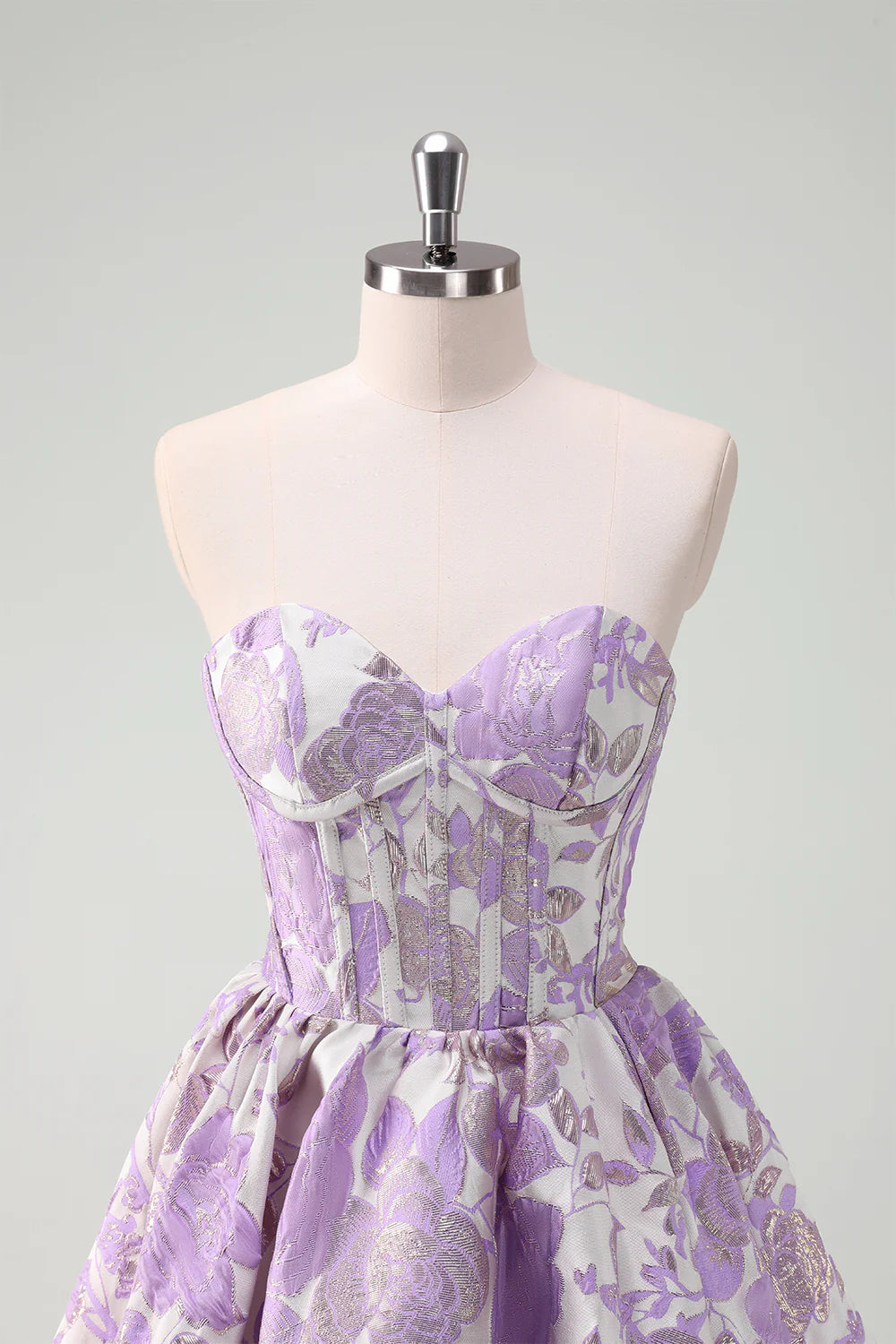 Amzcw Cute Ball Gown Sweetheart Satin Homecoming Dress with Ruffle
