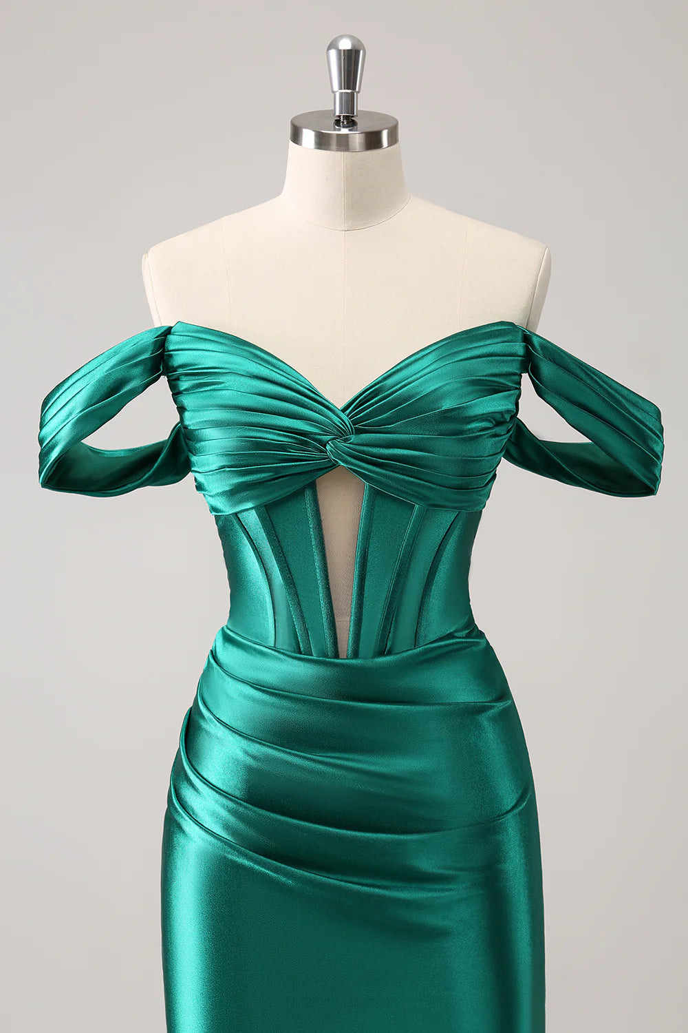 Amzcw Stylish Bodycon Off The Shoulder Hollow Out Corset Homecoming Dress