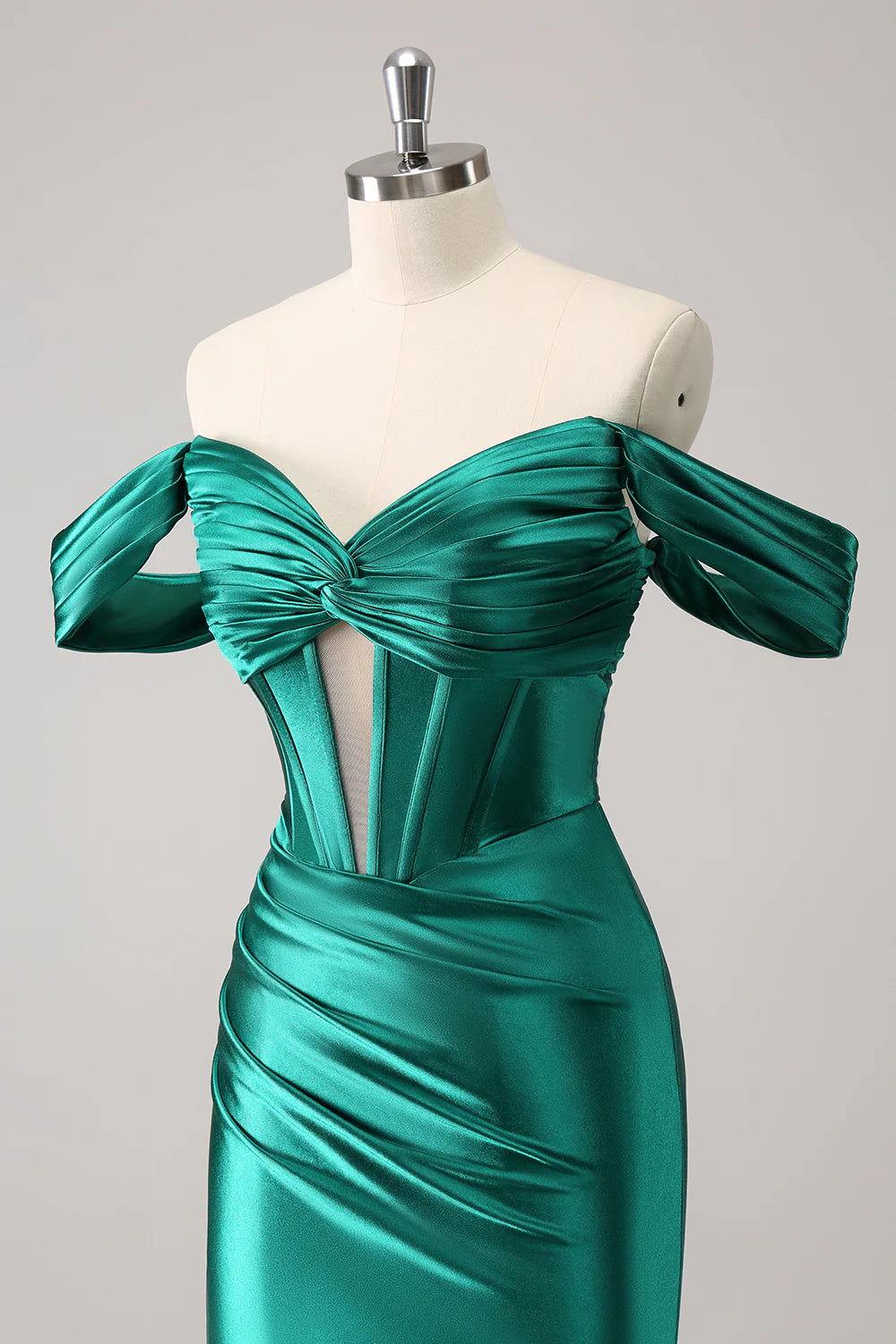 Amzcw Stylish Bodycon Off The Shoulder Hollow Out Corset Homecoming Dress