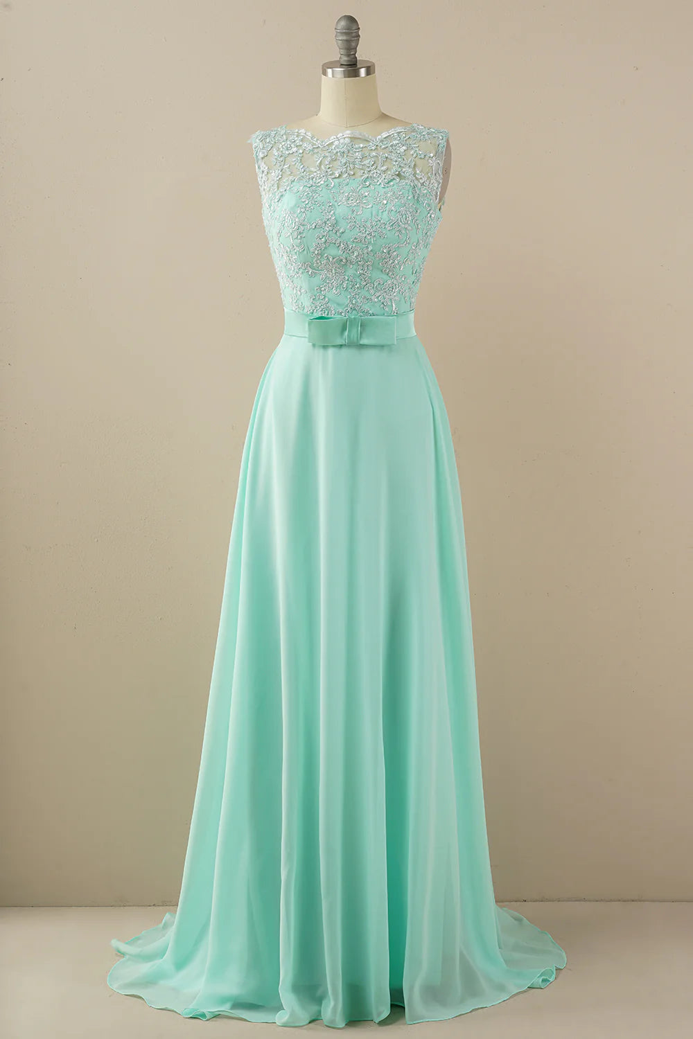 A Line Lace Top Evening Dressv Neck Chiffon Prom Dress sexy Prom Party Dresses formal Dress