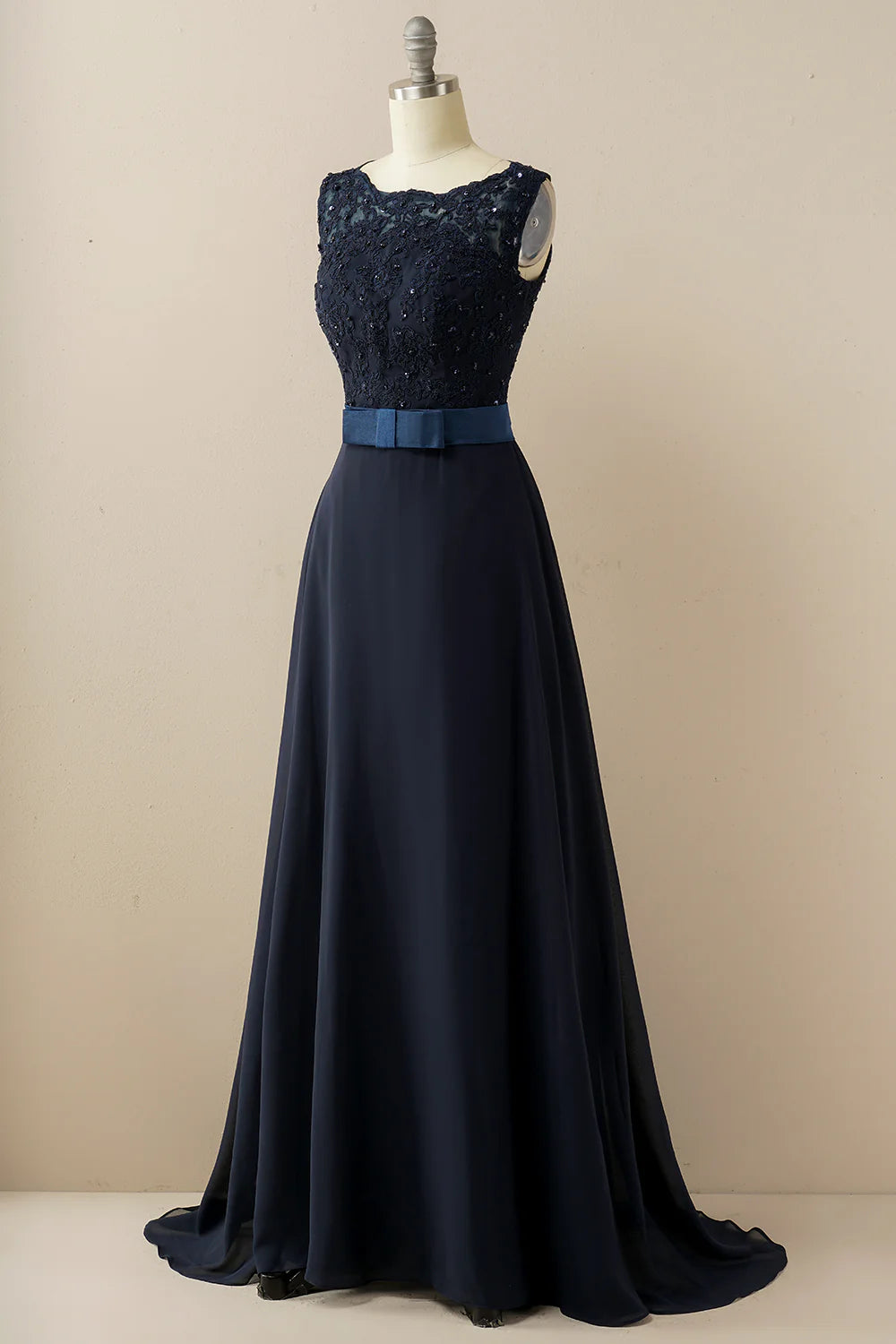 A Line Lace Top Evening Dressv Neck Chiffon Prom Dress sexy Prom Party Dresses formal Dress