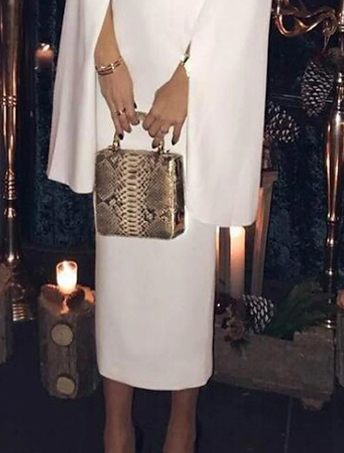 Sheath / Column Cocktail Dresses Party Dress Holiday Tea Length Long Sleeve Jewel Neck Fall Wedding Guest Jersey Backless with Sleek Pure Color