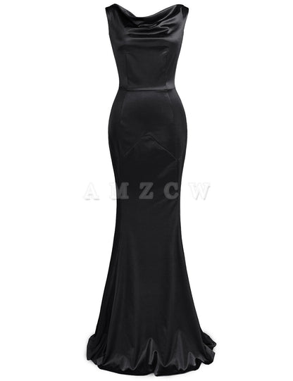 Amzcw Women's 30s Brief Elegant Mermaid Sleeveless Gowns Formal Evening Dress dresses evening wear