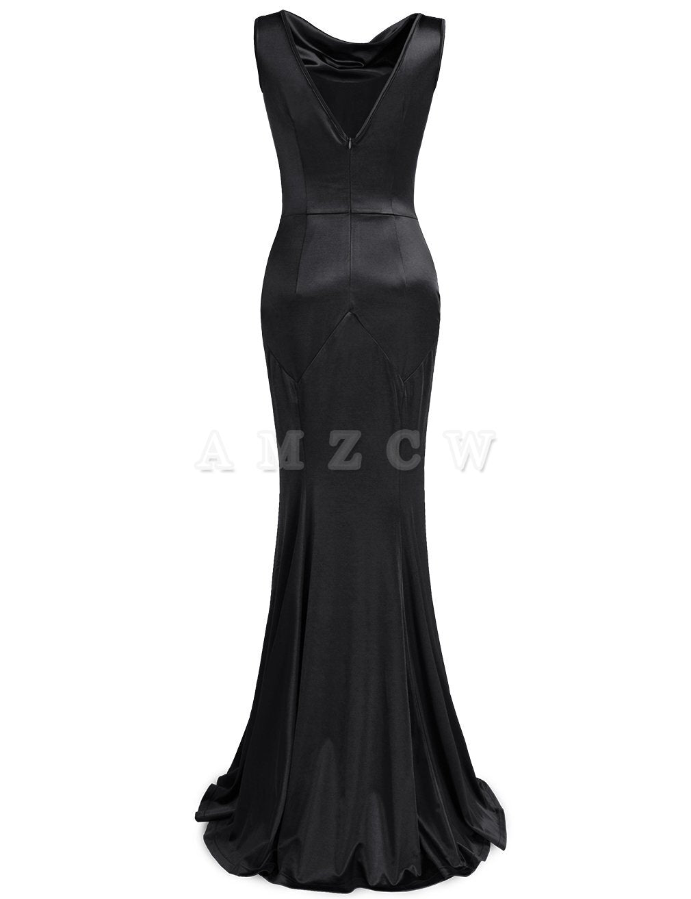 Amzcw Women's 30s Brief Elegant Mermaid Sleeveless Gowns Formal Evening Dress dresses evening wear