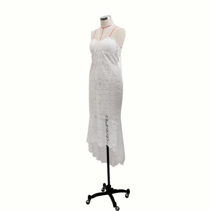 Elegant Lace Off White Sheath Bride Dresses