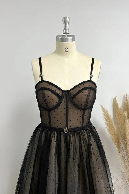 Arrival Homecoming Dresses A Line Tulle With Spaghetti Strap