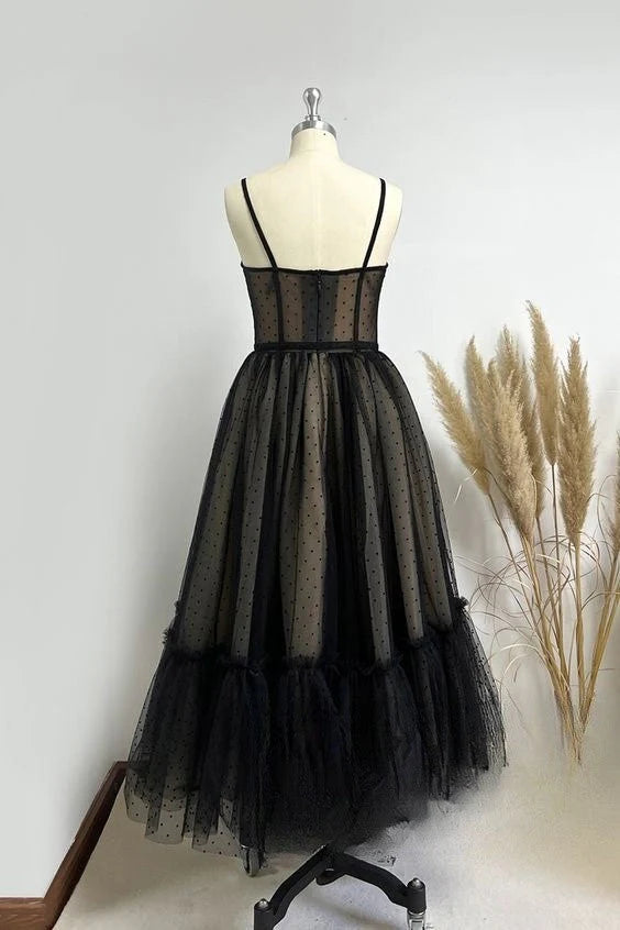 Arrival Homecoming Dresses A Line Tulle With Spaghetti Strap