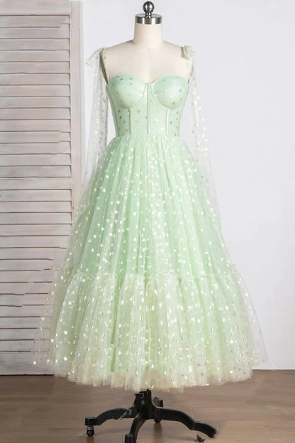 Sweetheart Cocktail Dresses A Line Tulle Short Homecoming Dresses