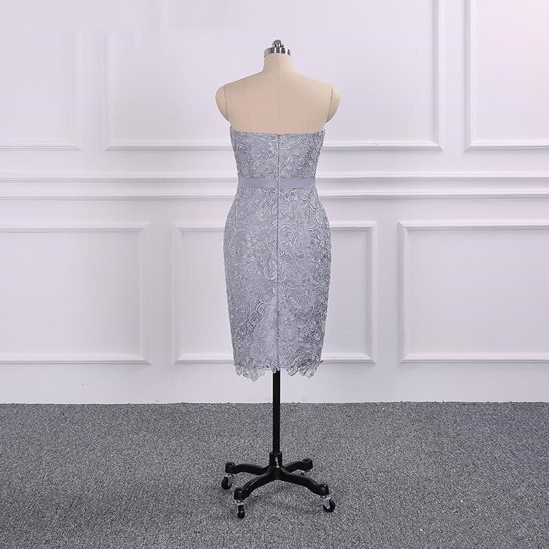 Vintage Lace Sheath 3/4 Sleeve Tea Length Mother Of The Bride Dress With Jacket
