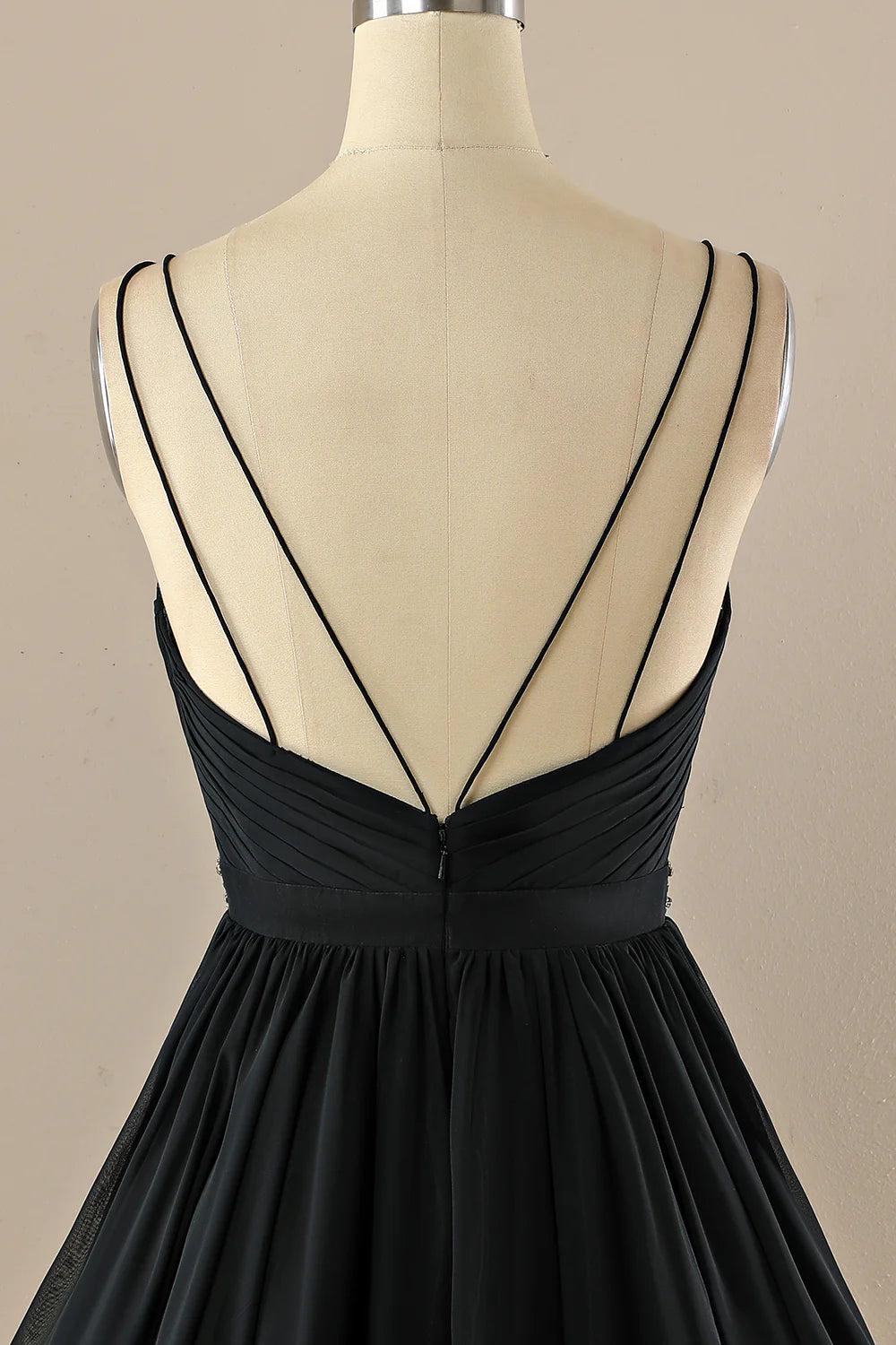 V neck Little Black Dress